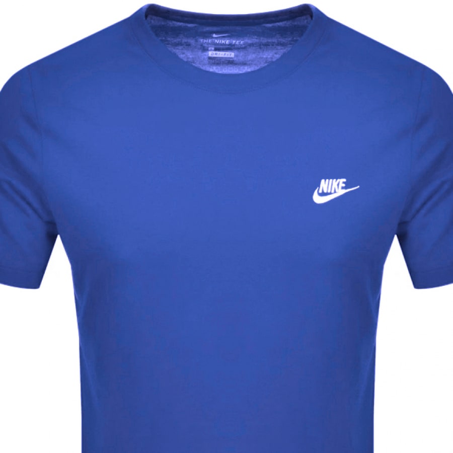 Alternative Image for ProductNike Crew Neck Club T Shirt Blue2